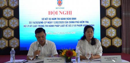 Sơ kết 3 năm thi hành Nghị định về kiểm tra, xử lý kỷ luật trong thi hành pháp luật về xử lý vi phạm hành chính Sơ kết 3 năm thi hành Nghị định về kiểm tra, xử lý kỷ luật trong thi hành pháp luật về xử lý vi phạm hành chính